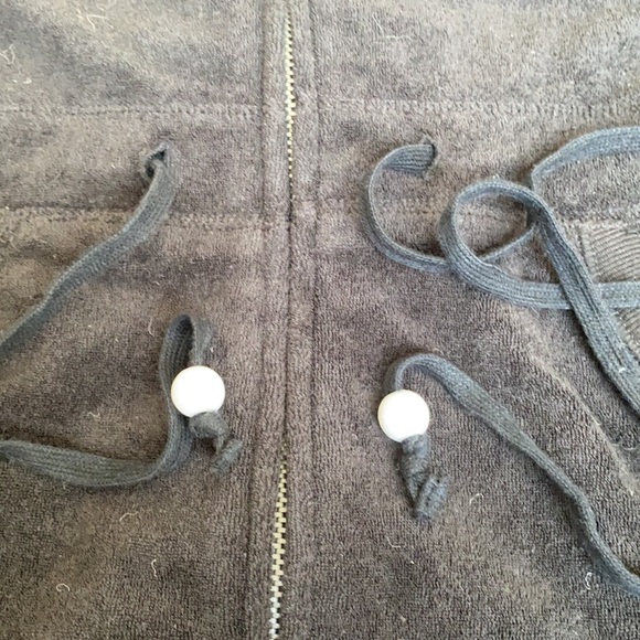 Terry cloth longer zip up - Picture 2 of 5